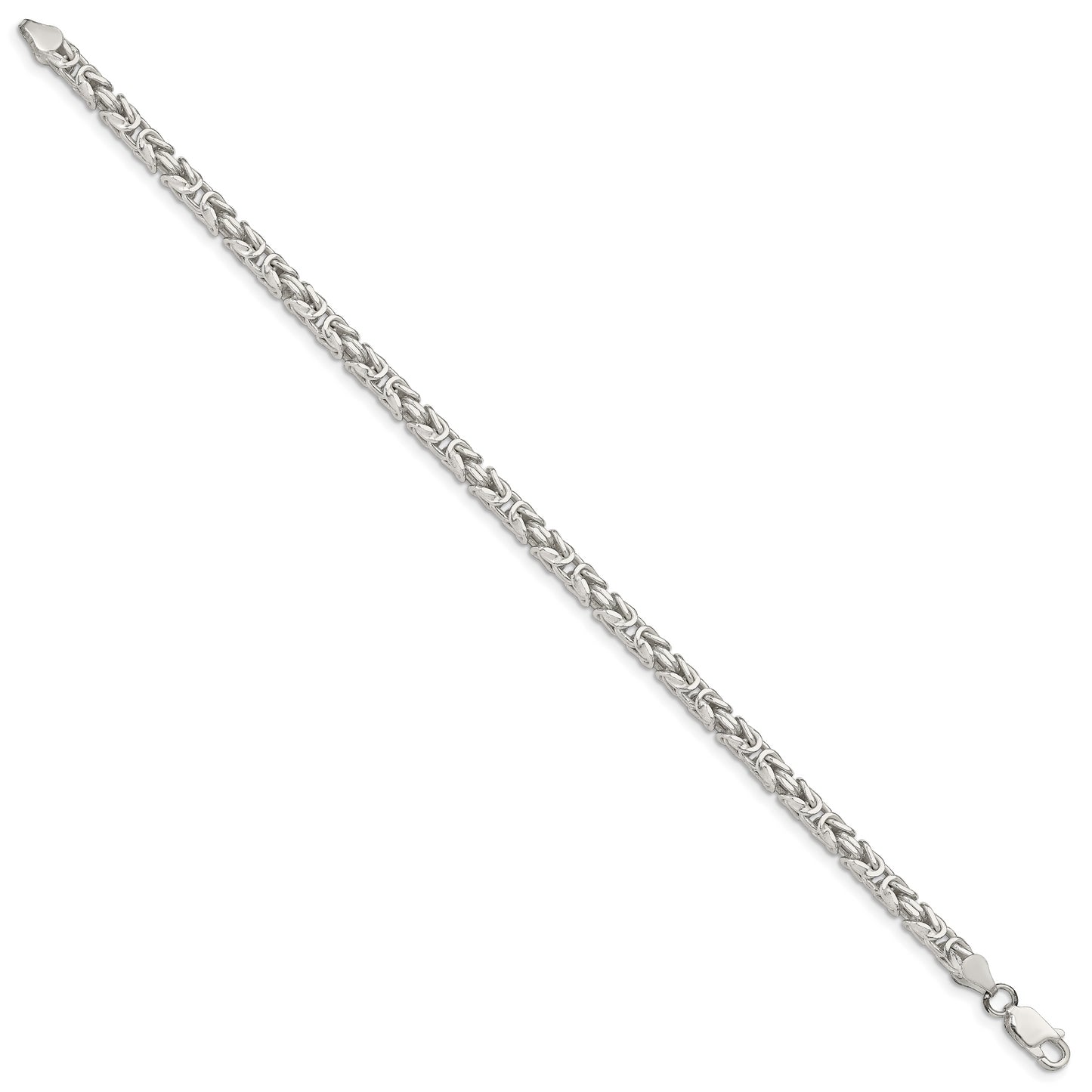 7 Inch Sterling Silver 3.25mm Byzantine Chain