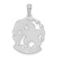 Sterling Silver De-Ani Rhodium-Plated St. Thomas Starfish And Dolphin Pendant