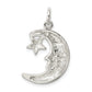 Sterling Silver Moon & Star Pendant