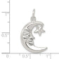 Sterling Silver Moon & Star Pendant