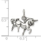 Sterling Silver Antiqued Unicorn Charm