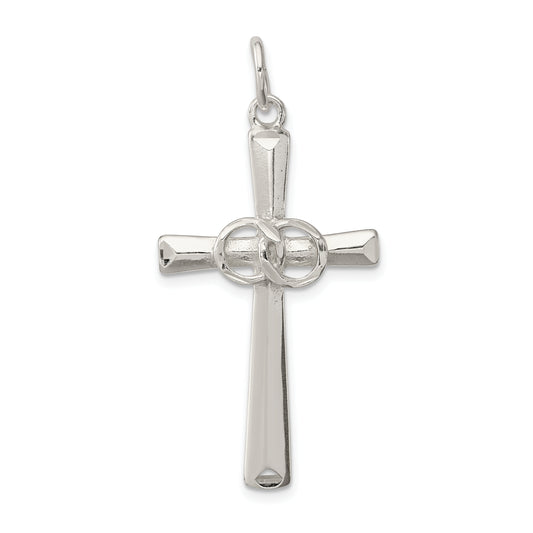 Sterling Silver Holy Matrimony Cross Pendant