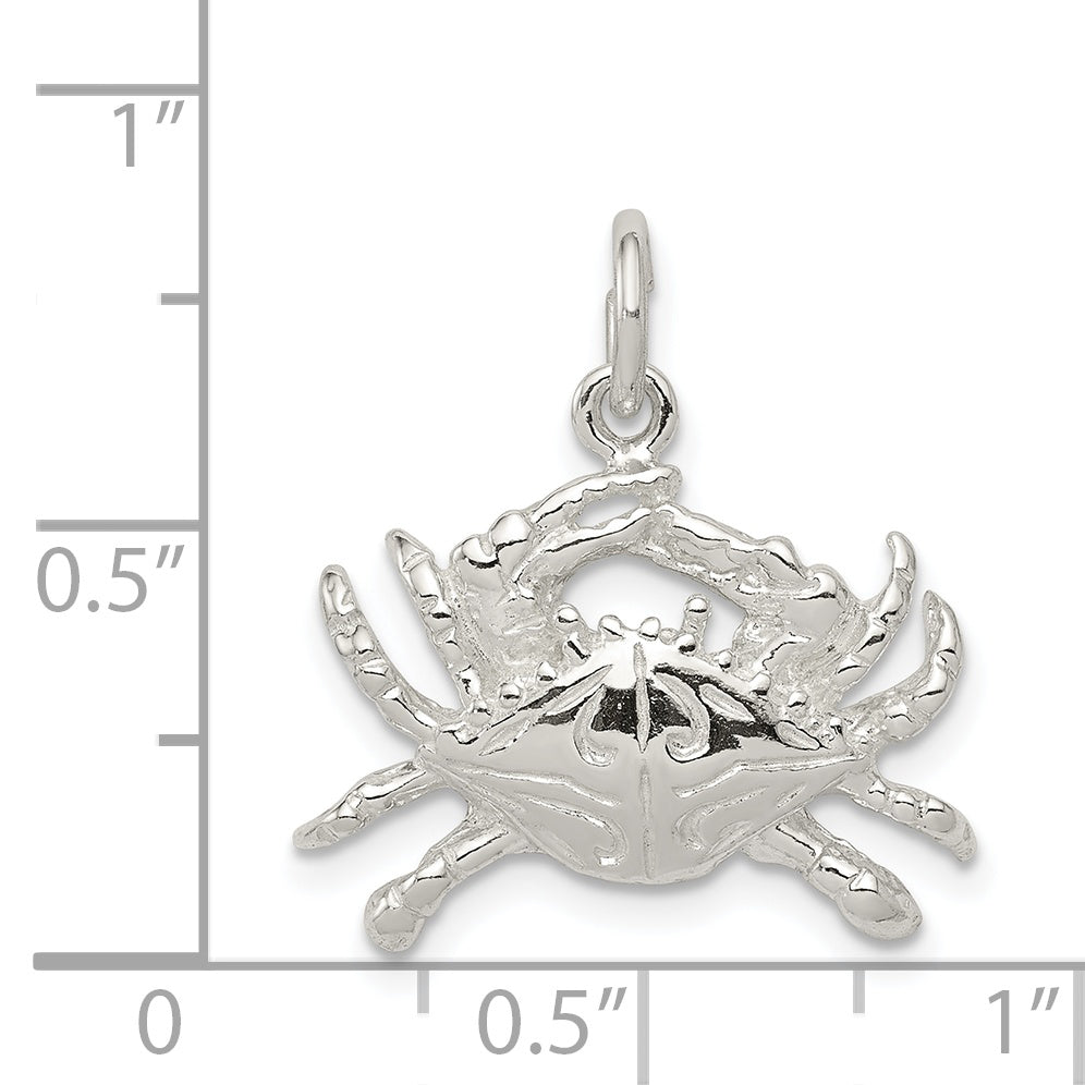 Sterling Silver Crab Charm