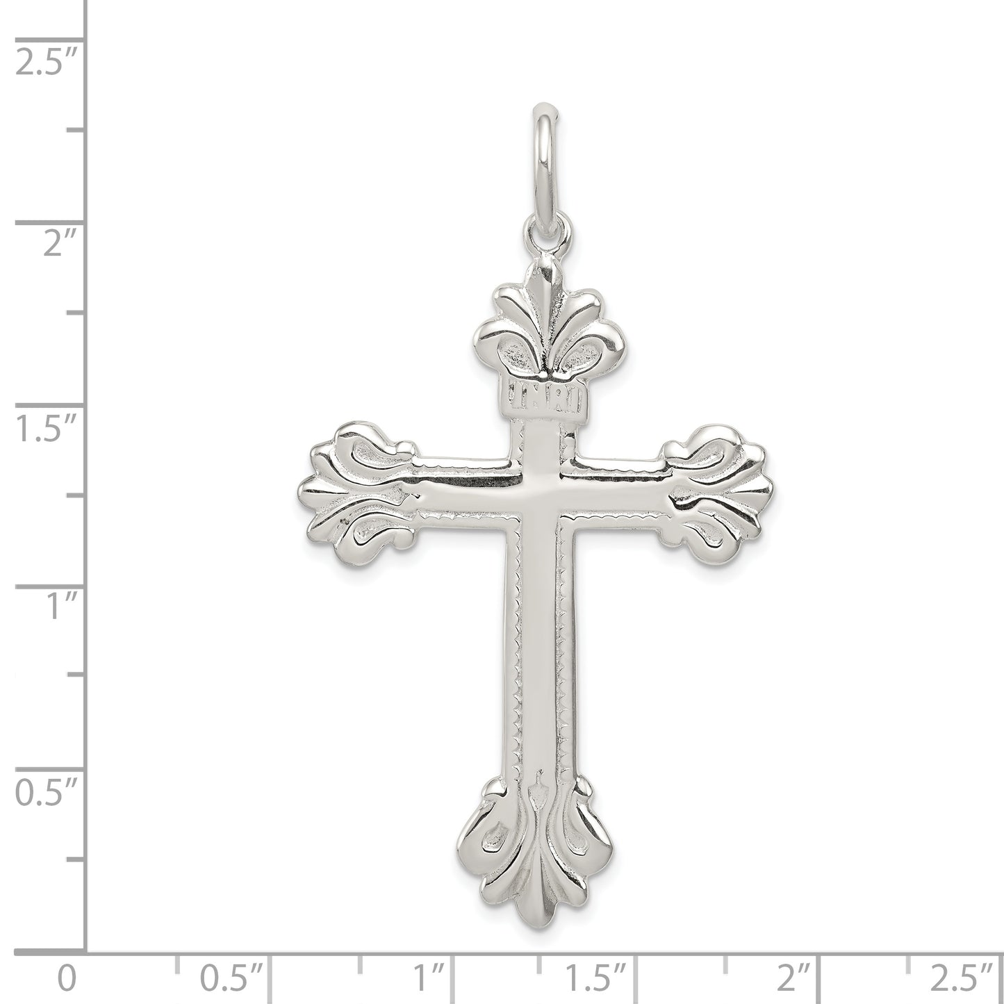 Sterling Silver Inri Cross Pendant