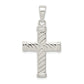 Sterling Silver Reversible Cross Pendant