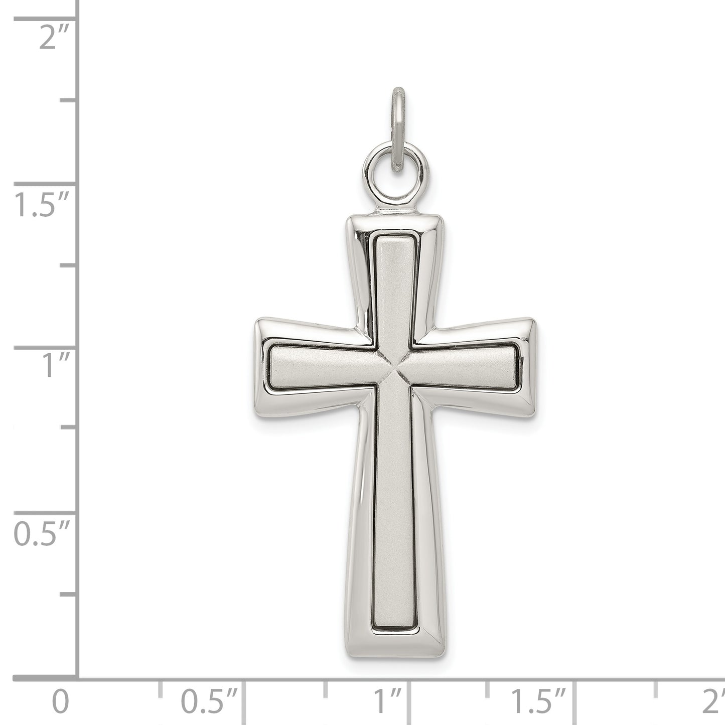 Sterling Silver Latin Cross Pendant