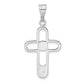 Sterling Silver Polished Cross Pendant