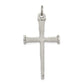 Sterling Silver Antiqued Nail Cross Pendant