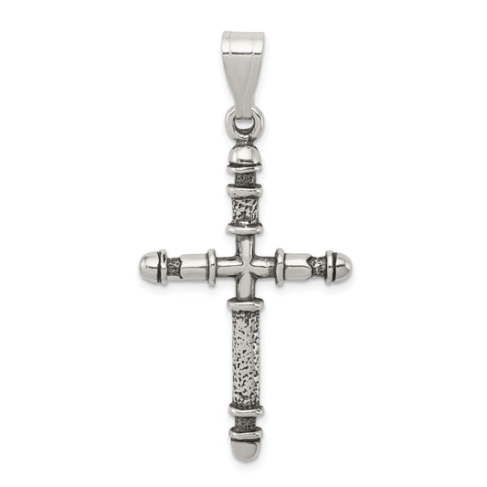 Sterling Silver Antiqued Cross Pendant