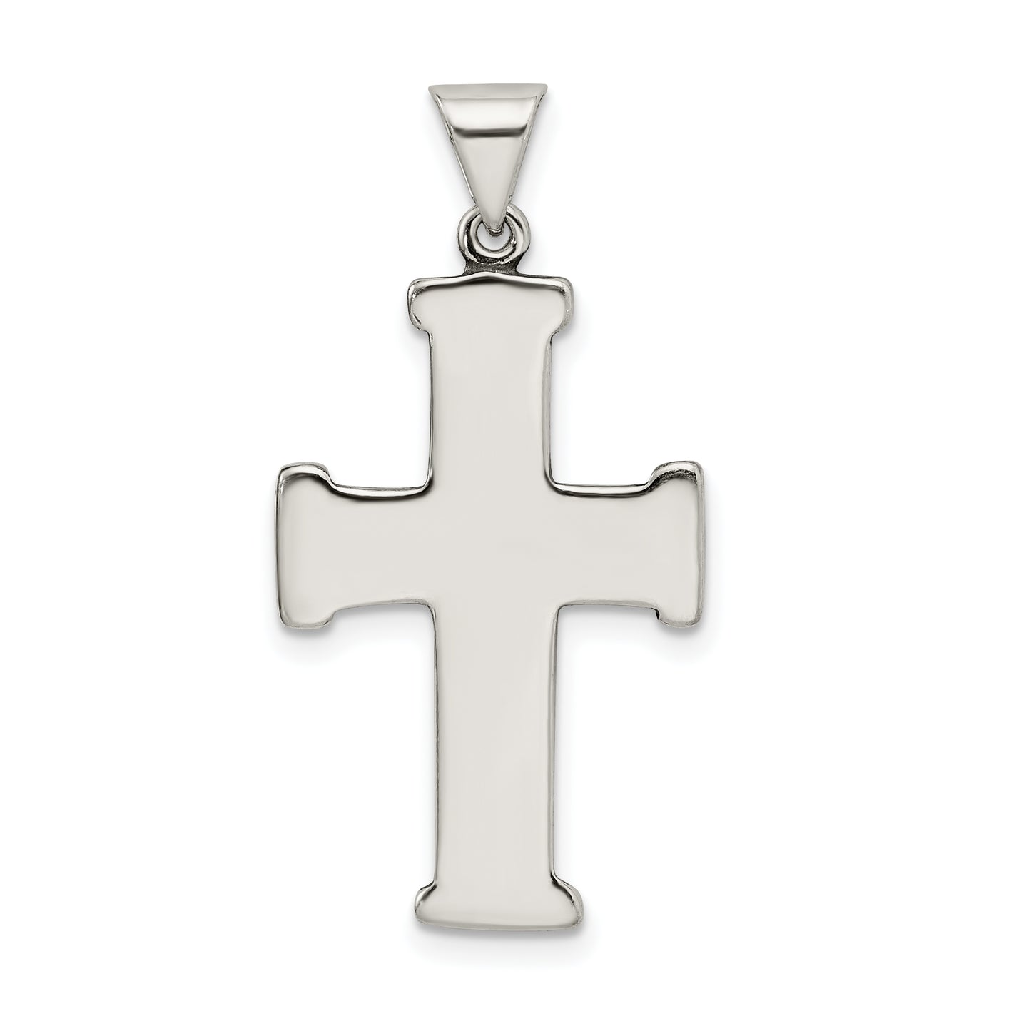 Sterling Silver Antiqued Cross Pendant