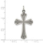 Sterling Silver Antiqued Cross Pendant