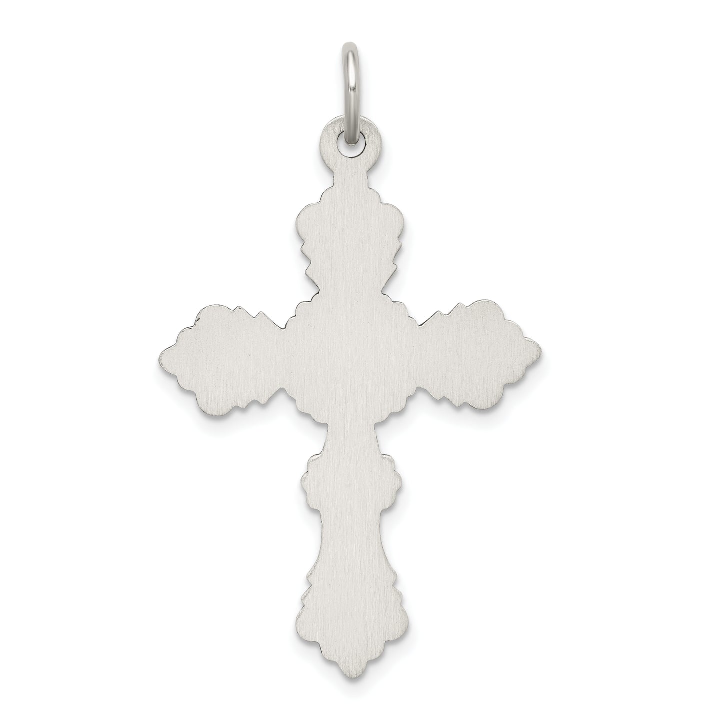 Sterling Silver Antiqued Cross Pendant