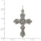 Sterling Silver Antiqued Cross Pendant