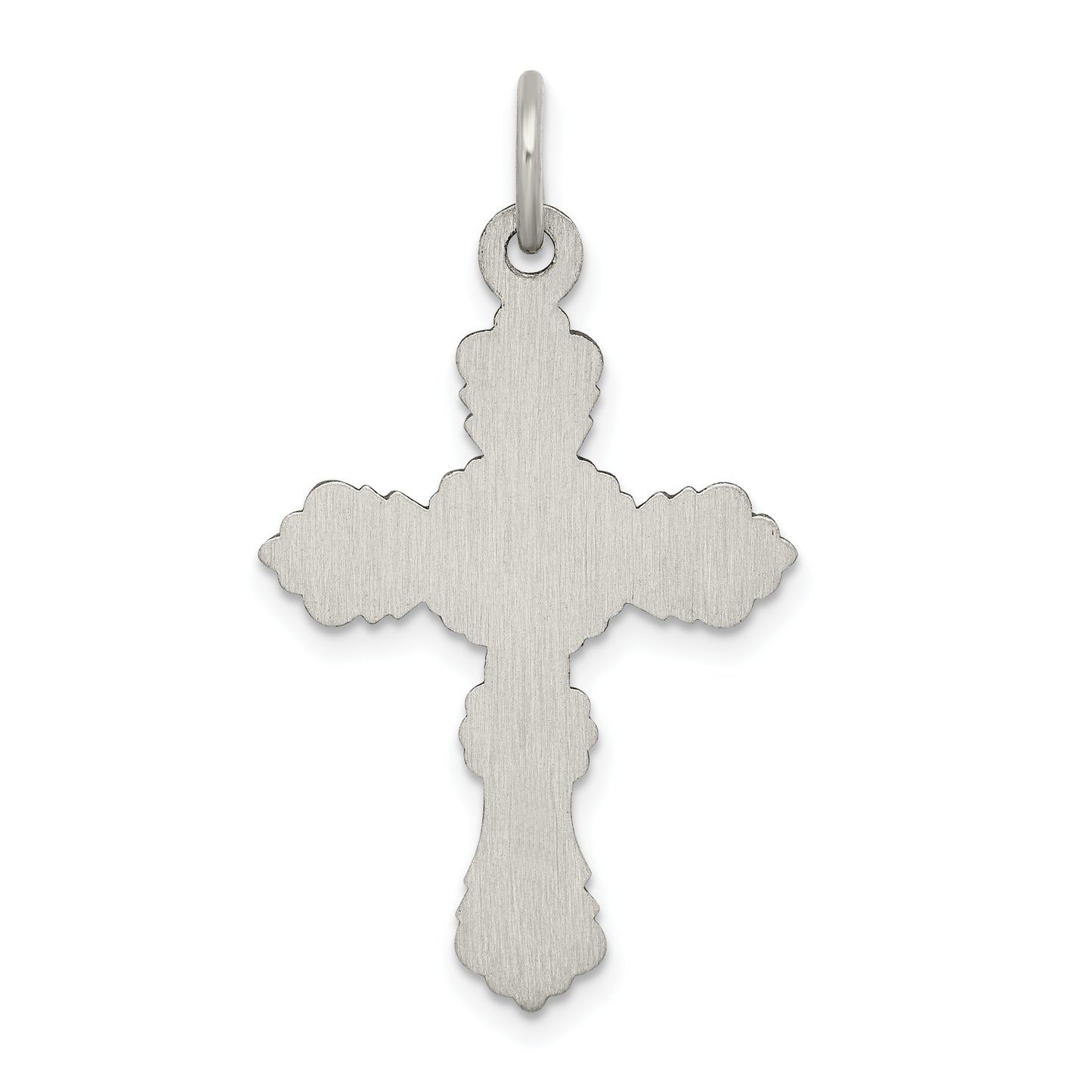 Sterling Silver Antiqued Cross Pendant