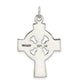 Sterling Silver Antiqued Celtic Cross Charm