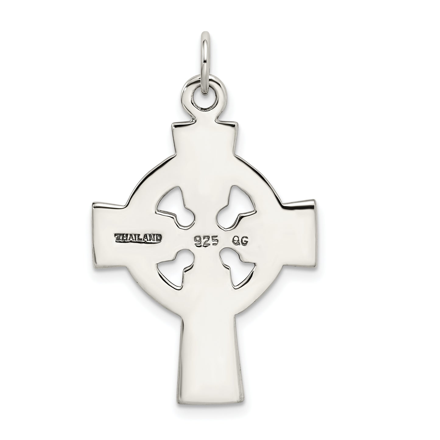 Sterling Silver Antiqued Celtic Cross Charm