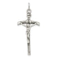 Sterling Silver Antiqued Crucifix Pendant