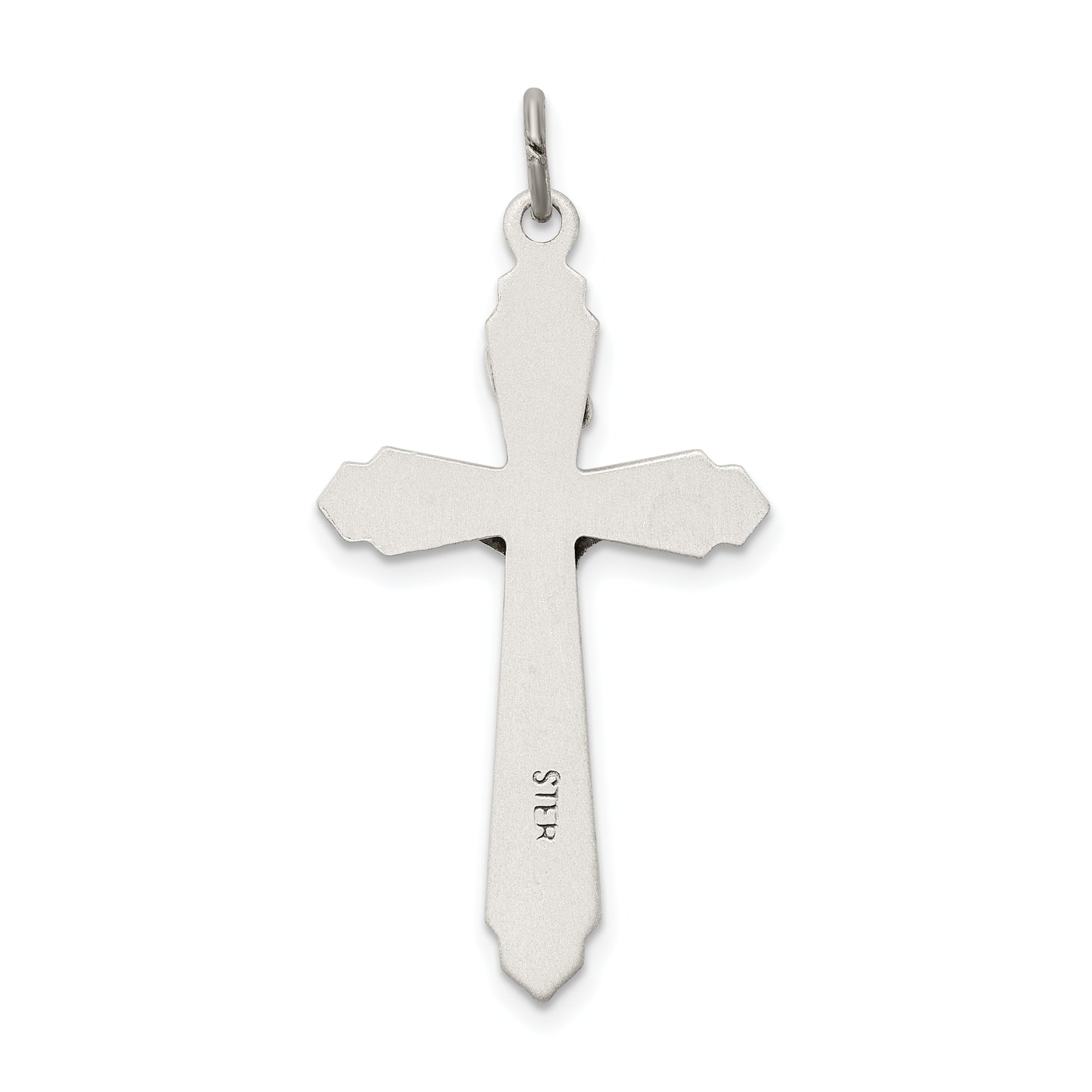 Sterling Silver Antiqued Crucifix Pendant