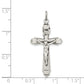 Sterling Silver Antiqued Crucifix Pendant