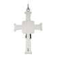 Sterling Silver Antiqued Inri Crucifix Pendant