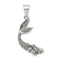 Sterling Silver Antiqued Mermaid Pendant