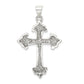 Sterling Silver Fleur De Lis Cross Pendant