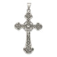 Sterling Silver Antiqued Cross Pendant