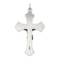 Sterling Silver Antiqued Inri Crucifix Pendant