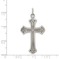 Sterling Silver Antiqued Cross Pendant