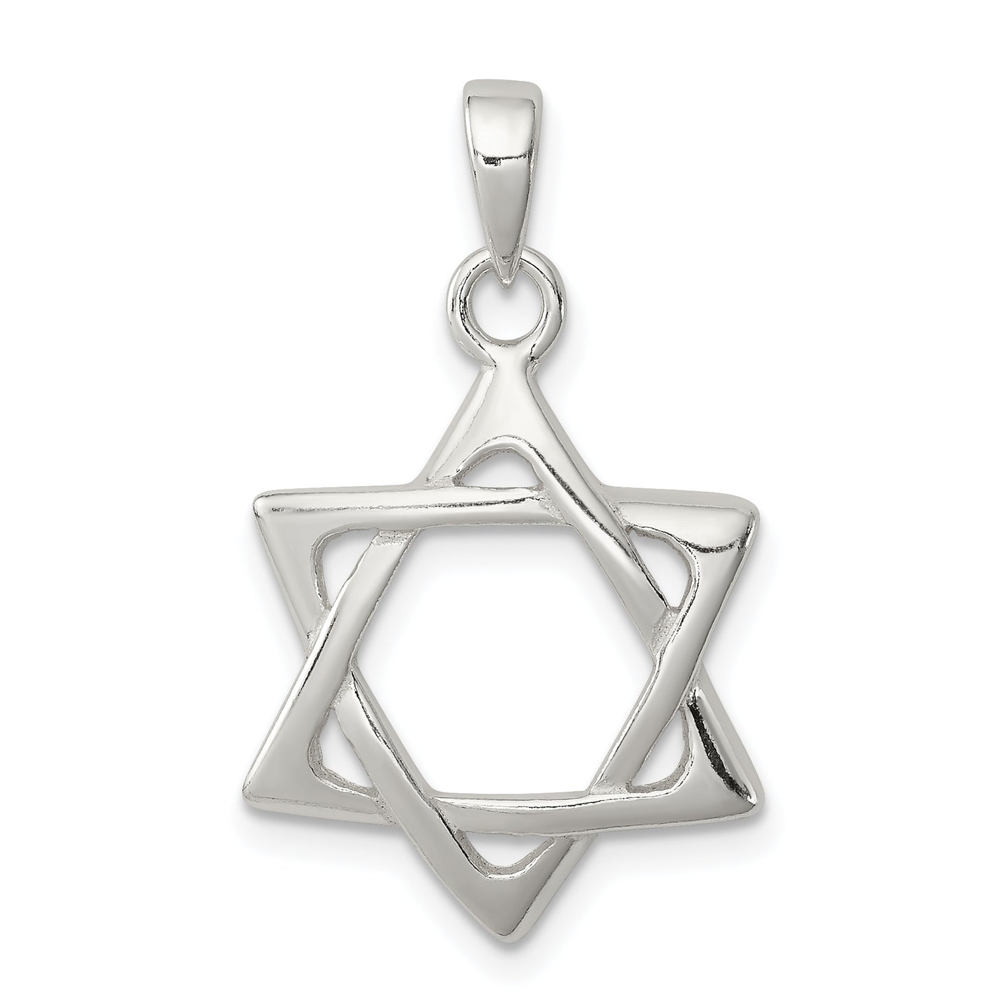 Sterling Silver Star Of David Pendant