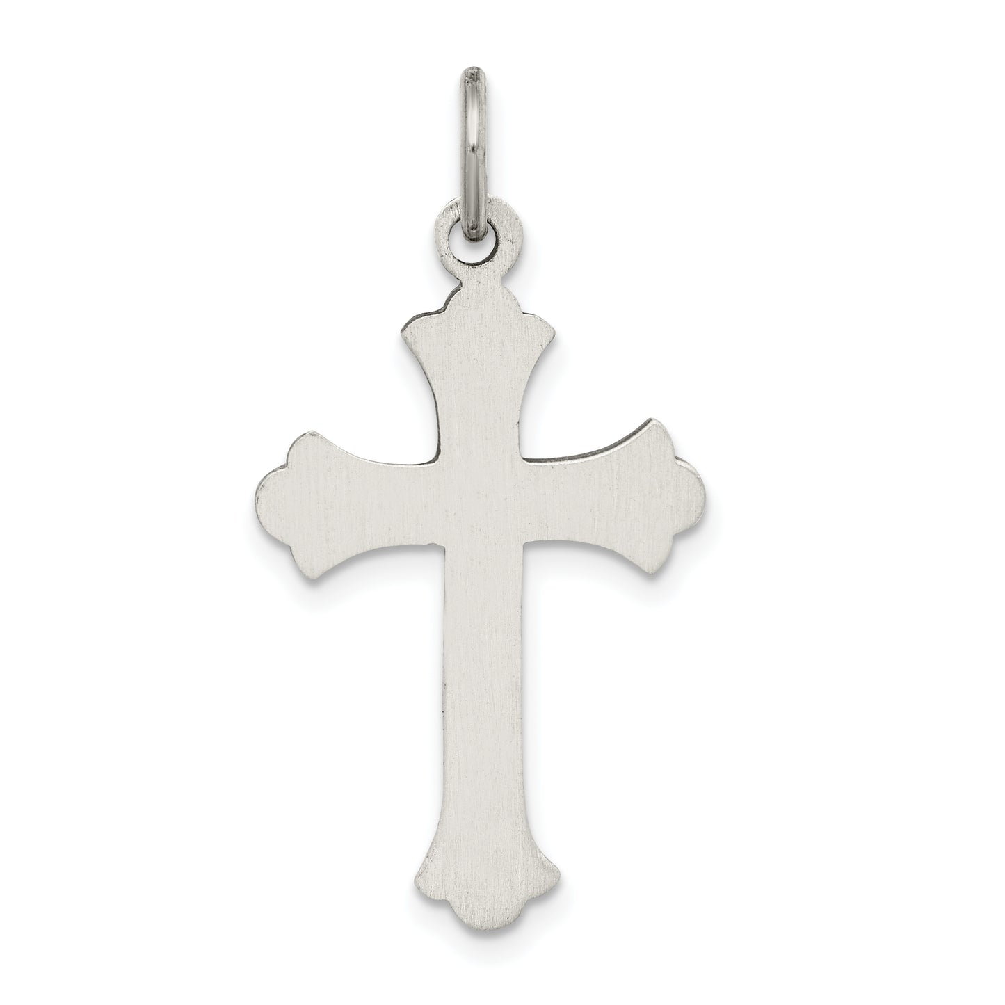 Sterling Silver Antiqued Cross Pendant