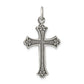 Sterling Silver Antiqued Cross Pendant