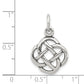 Sterling Silver Antiqued Celtic Knot Charm