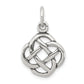 Sterling Silver Antiqued Celtic Knot Charm