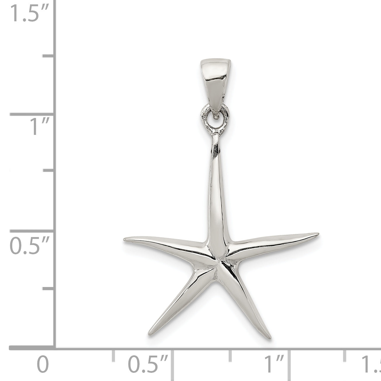 Sterling Silver Starfish Pendant