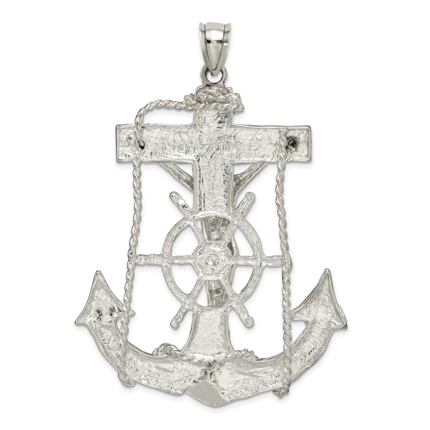 Sterling Silver Mariner Cross Pendant