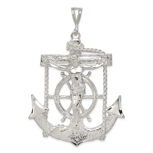 Sterling Silver Mariner Cross Pendant