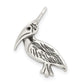 Sterling Silver Antiqued Pelican Pendant