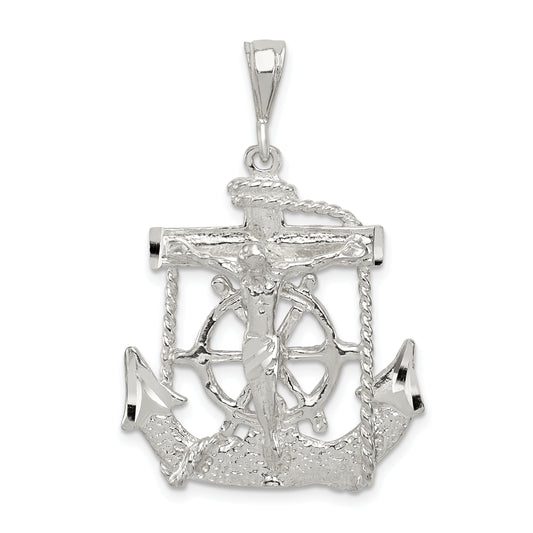 Sterling Silver Mariner Cross Pendant