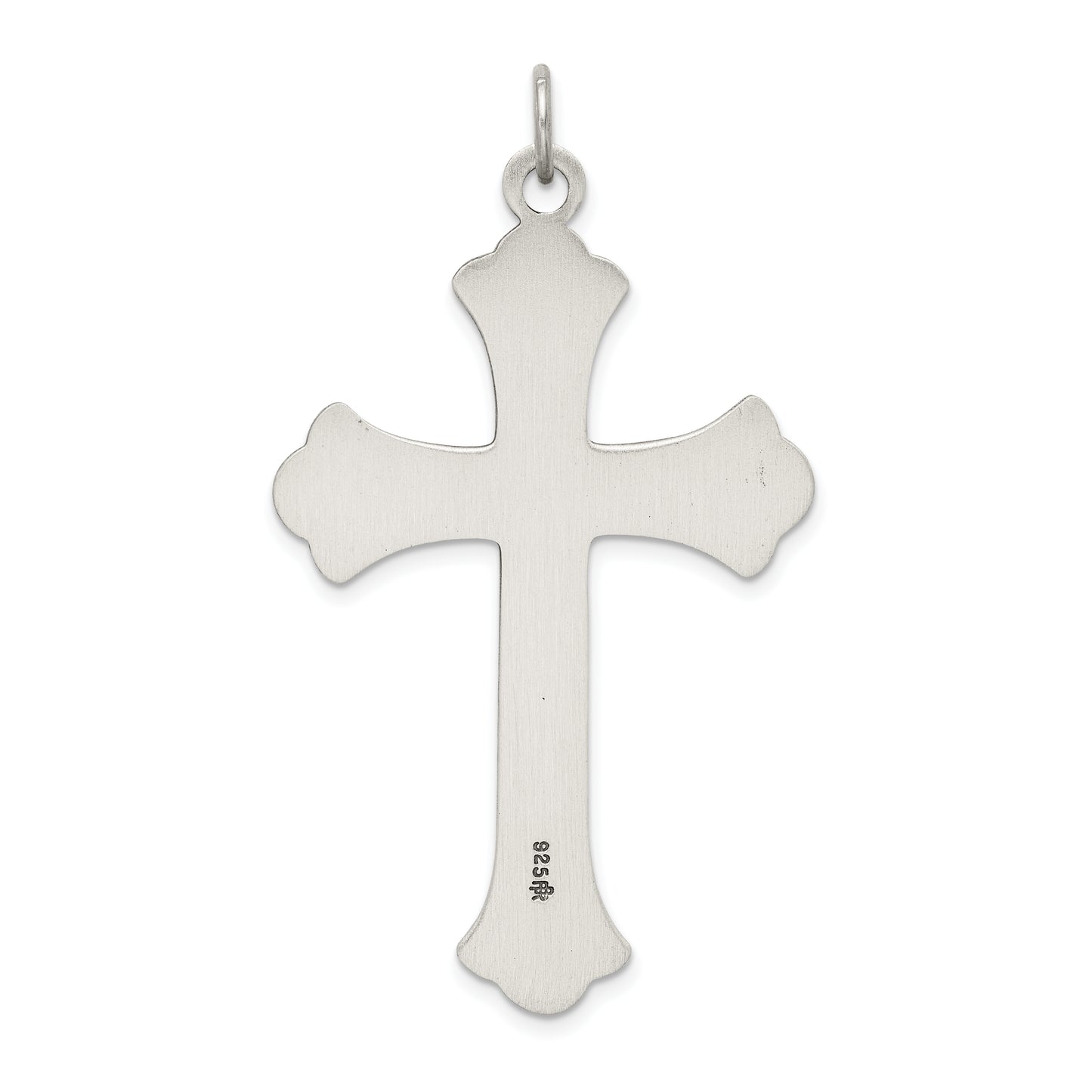 Sterling Silver Antiqued Cross Pendant