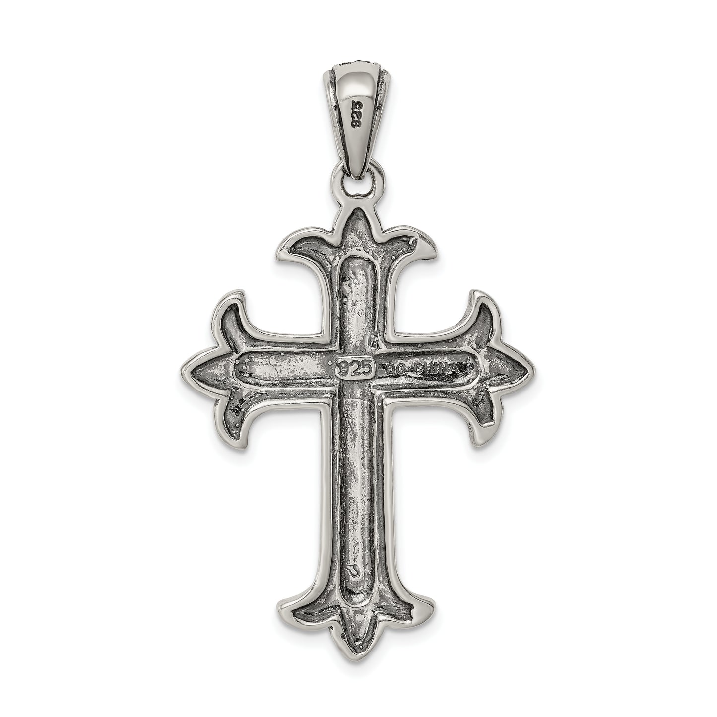 Sterling Silver Marcasite Cross Pendant