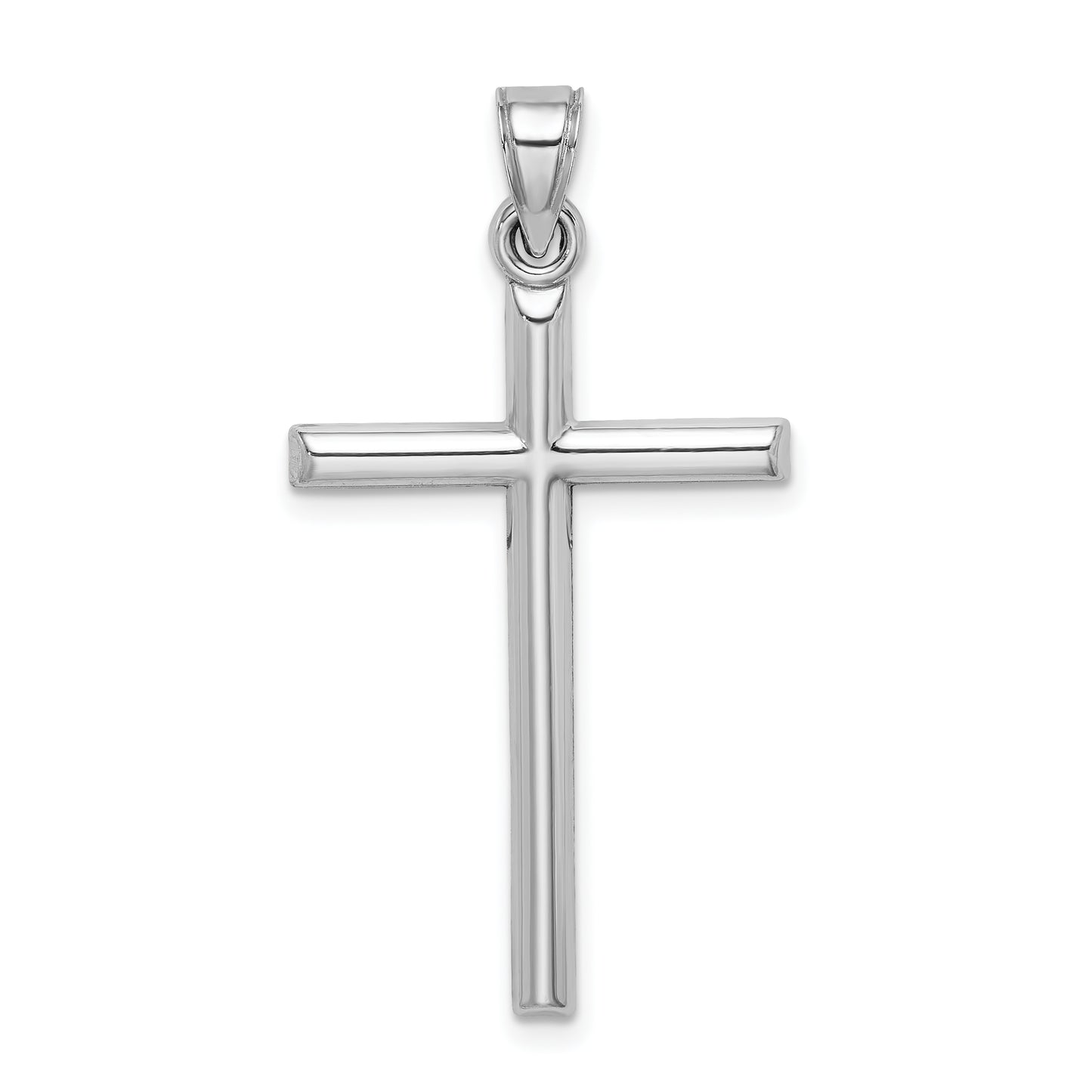 Sterling Silver Rhodium-Plated Latin Cross Pendant