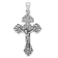 Sterling Silver Antiqued Crucifix Pendant