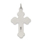 Sterling Silver Antiqued Inri Crucifix Pendant