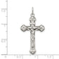 Sterling Silver Antiqued Inri Crucifix Pendant