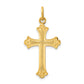 Sterling Silver & 24K Gold -Plated Cross Pendant