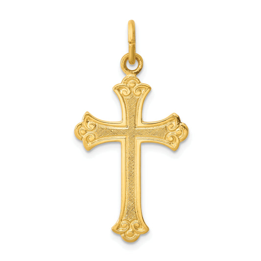 Sterling Silver & 24K Gold -Plated Cross Pendant