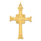 Sterling Silver & 24K Gold-Plated Cross Pendant