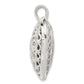 Sterling Silver Filigree Puffed Heart Pendant