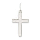 Sterling Silver Polished Cross Pendant